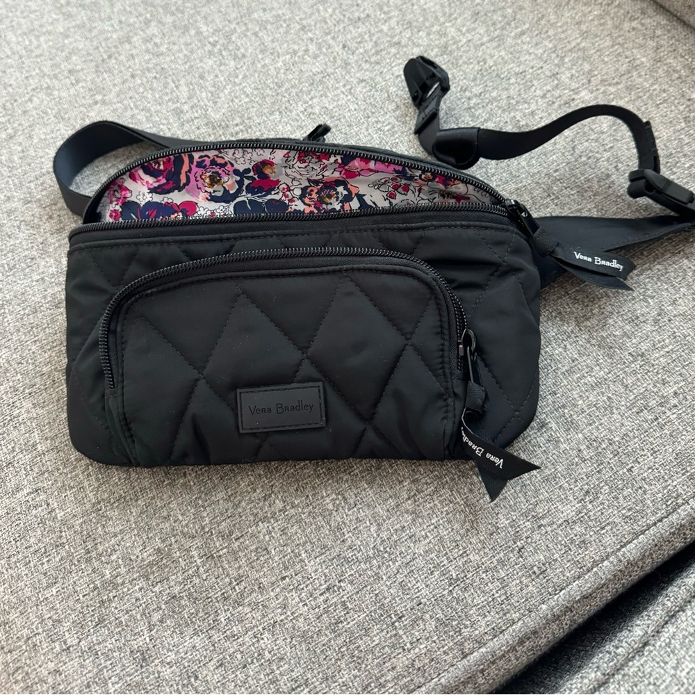 Vera bradley black fanny pack - Picture 3 of 3